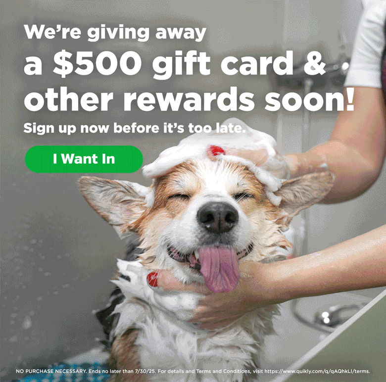 We're giving away a $500 gift card and other rewards soon!