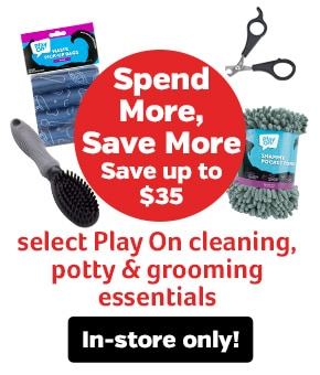 Spend More, Save More select Play On grooming essentials