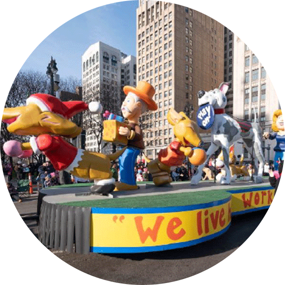 Watch us in America's Thanksgiving Parade.