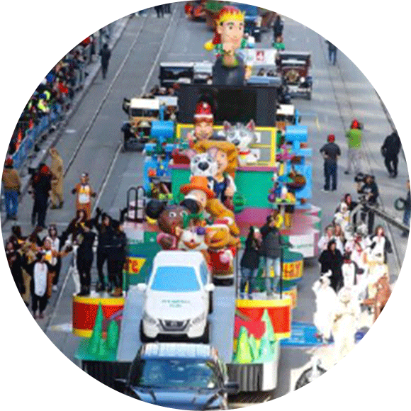 Watch us in America's Thanksgiving Parade.