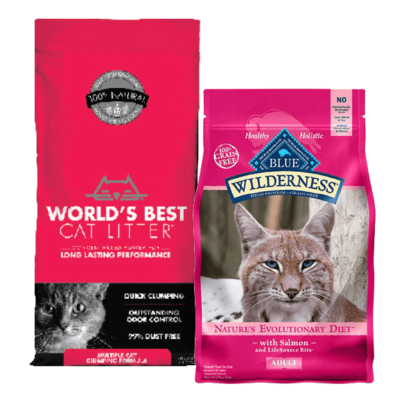 $10 off select food and litter