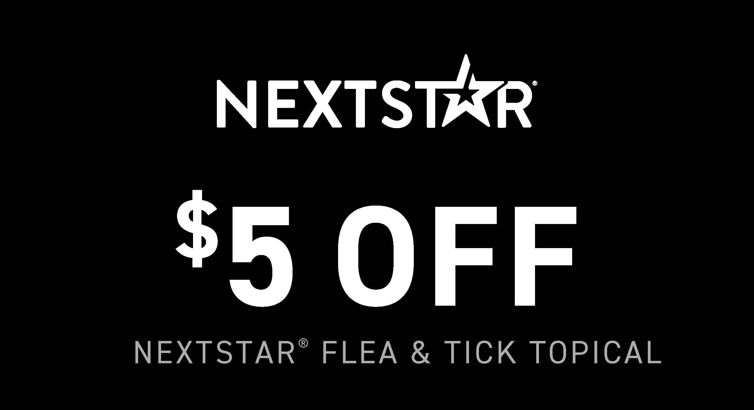 $5 off Nextstar flea & tick topical